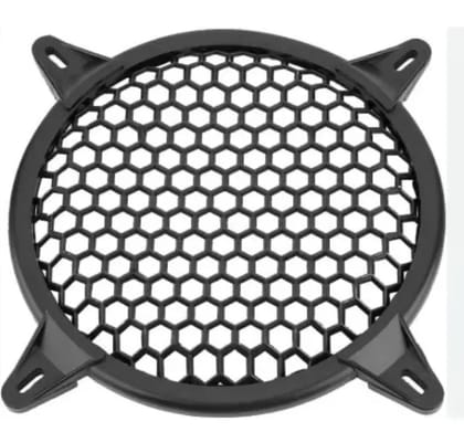 Dj Round Subwoofer Speaker Cover.6 Inch.8. Inch Inch Speaker Cover Black Metal Mesh Grille Speaker Grill Cover Mesh Decorative Circle Audio Accessories With Mounting Screws (pack of 4 )