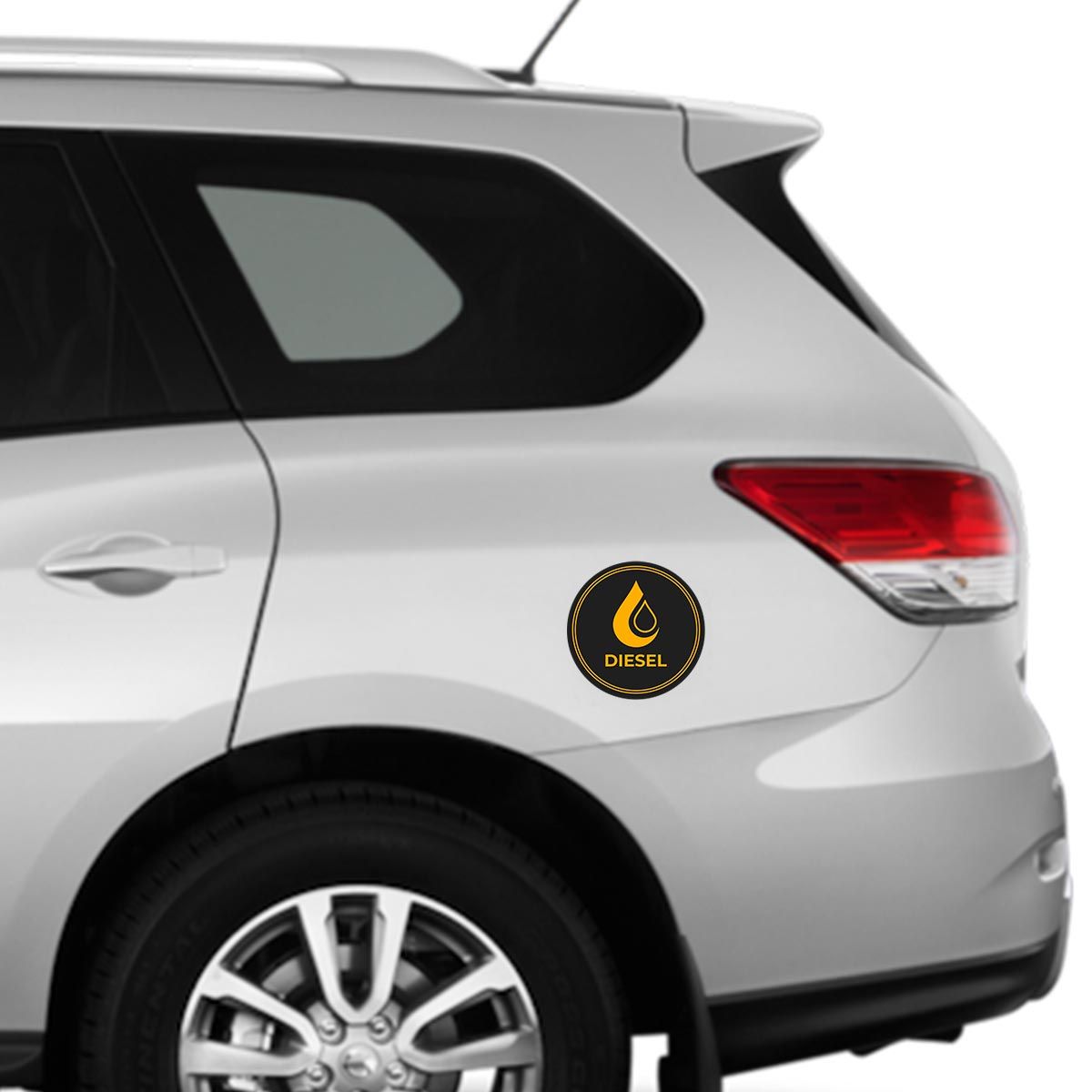 Diesel #6 Car Fuel Tank Decal