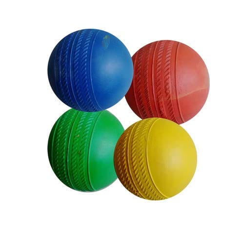 Nawani 4 pic Soft Rubber Cricket Ball | for Kids - Multi Color