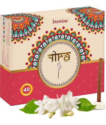 Nira Fragrances Incense Dhoop Sticks Jasmine 40 Pieces ( Pack of 1 )