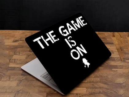 Adefex Laptop Skin Sticker for all laptop & notebook - Abstract The Game is On