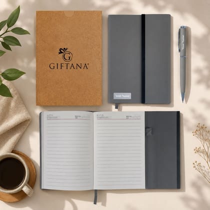 Personalized Notebook with Pen Gift Set