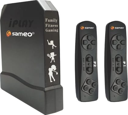 Sameo i Play 32 Bit Motion TV Video Game Console for Kids with 962Built in games 31 Motion Sports Games,31 Casual Puzzle Games and 900 8-Bit Games Toy Birthday Gift for Boys Girls