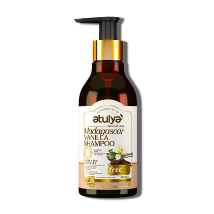 Atulya Madagascar Vanilla Hair Shampoo | Repairs Hair - 300ml