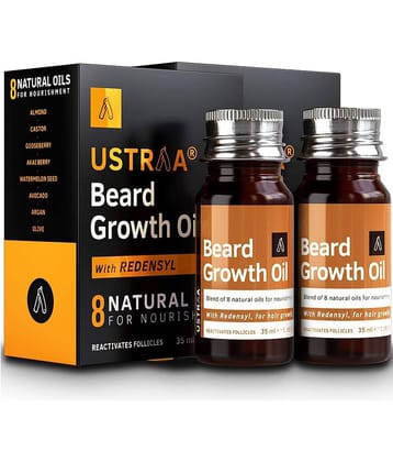 Ustraa - 35mL Growth Increasing Beard Oil (Pack of 2)