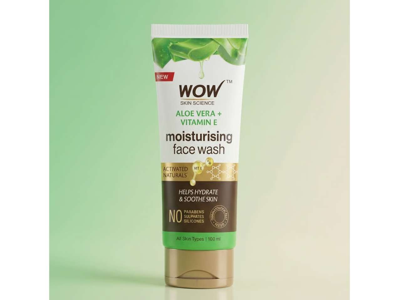 WOW Skin Science Aloe Vera Hydrating Face Wash Deep Moisture Cleanse - 100ml