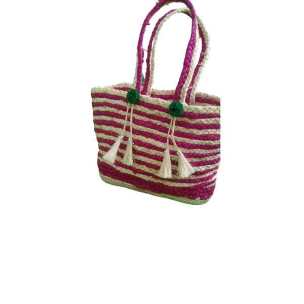 Handmade Banana Fiber Hand Purse For Ladies