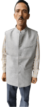 Waist Coat Pasting Cream 40 Inches