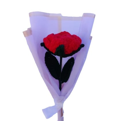 HANDCRAFTED CROCHET ROSE BOUQUET