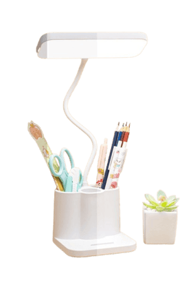 Desk Lamp Touch Sensor Study Lamp USB Rechargeable 3 Modes LED Desk Light 3 in One Pen/Phone Holder Night Light Perfect for Home Office, Dorms, and Kids' Rooms, Study Roomassorted colour
