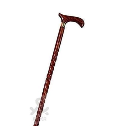 Classic Twisted Wooden Walking Stick