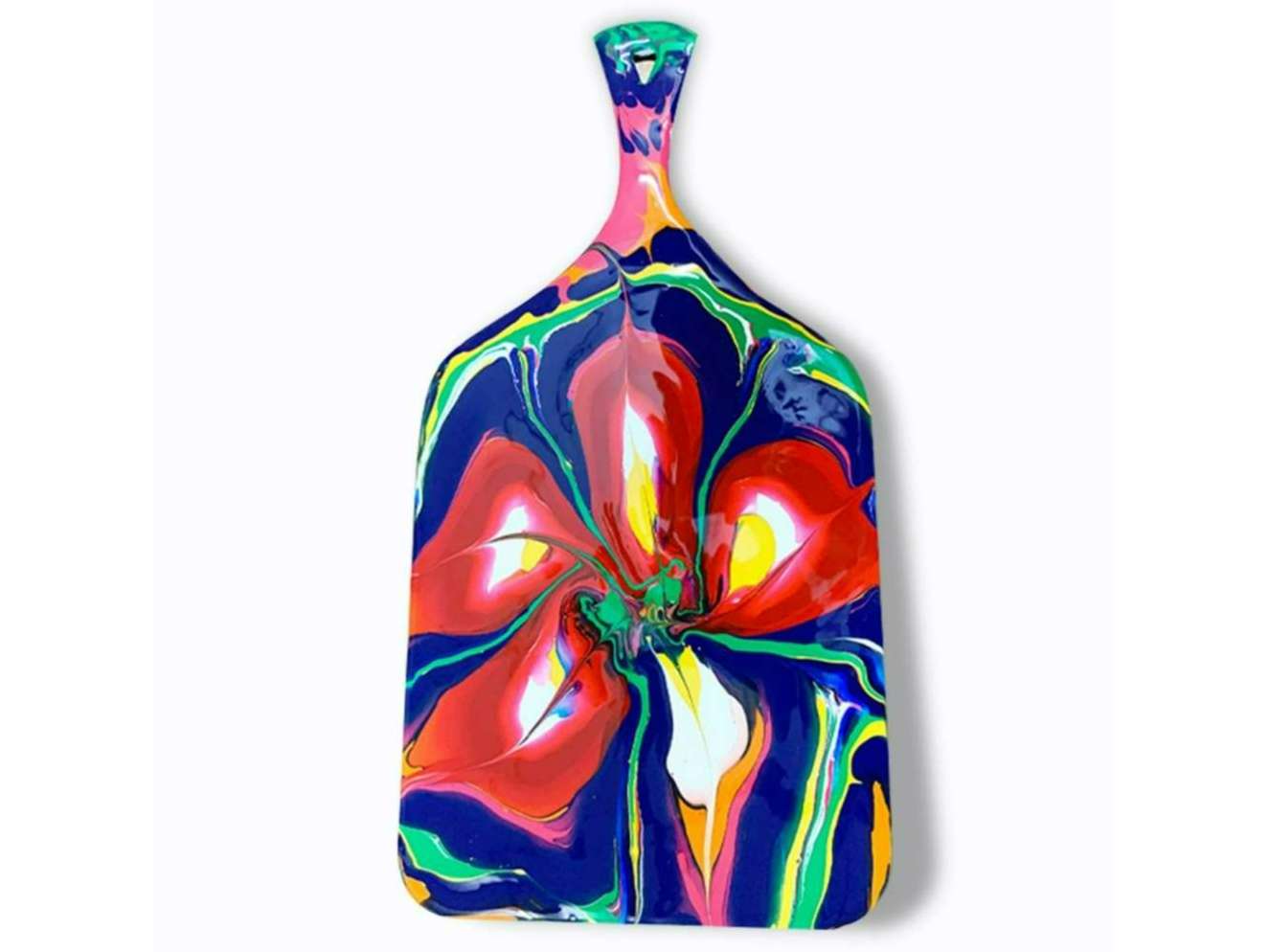 Fluid Art on MDF Chopping Board DIY Kit by Penkraft