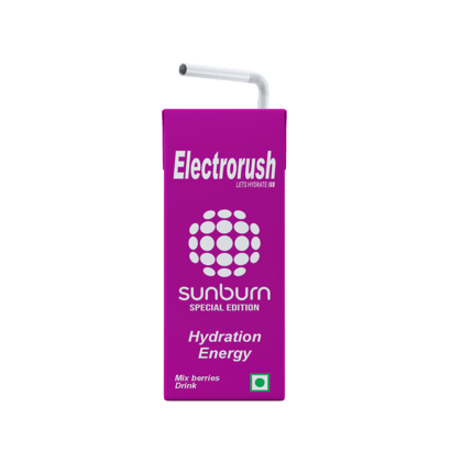 Electrorush x Sunburn Mix Berries Hydration Energy Drink | 200ml Ready to Drink