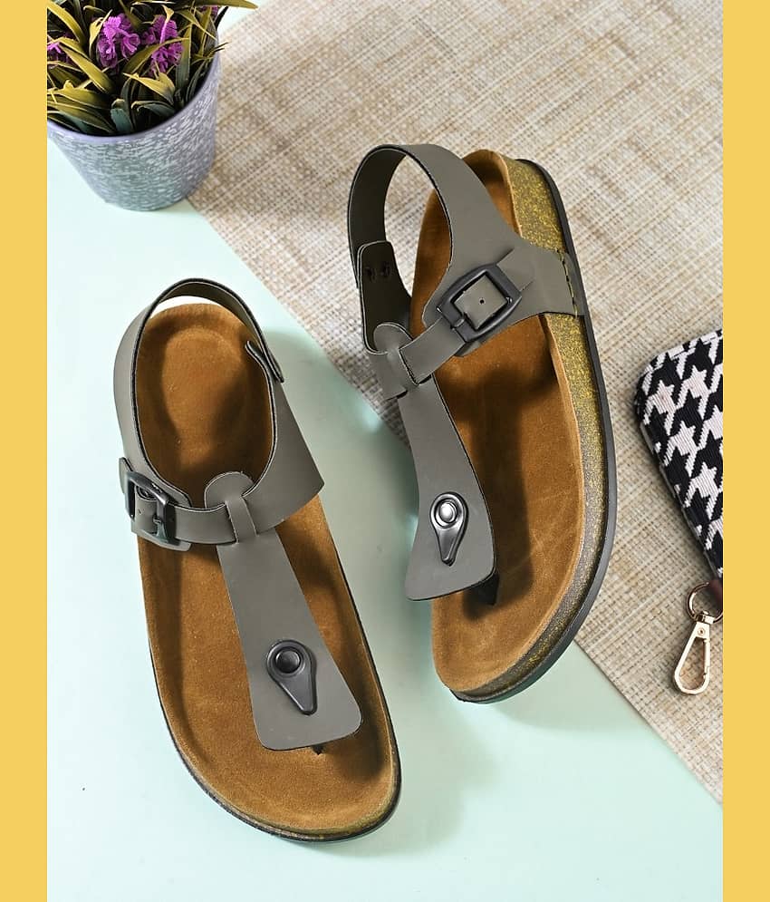 Sir Corbett Olive Women's Flats