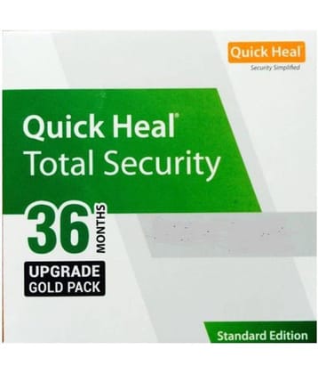 Quick Heal Total Security 1 PC 3 Year Upgrade for Renewal - Delivered Via Email