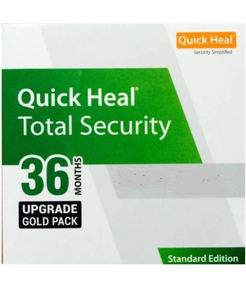Quick Heal Total Security 1 PC 3 Year Upgrade for Renewal - Delivered Via Email
