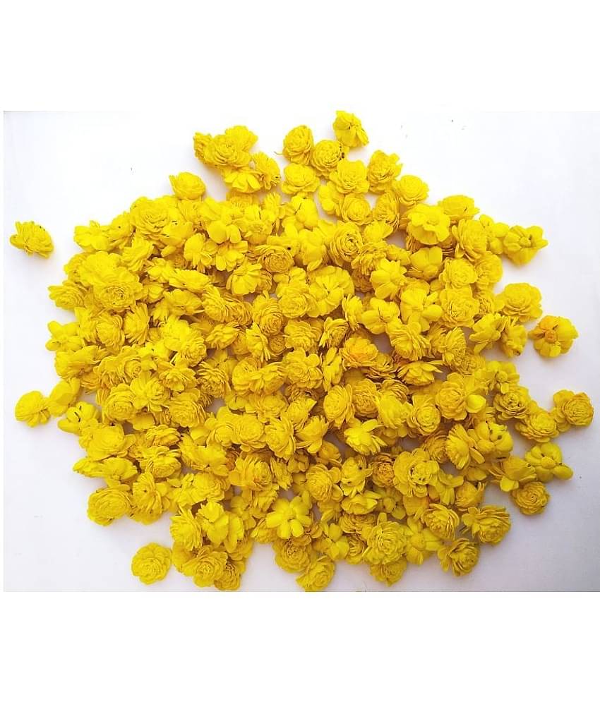 Fab n Style Rose Yellow Artificial Flowers - Pack of 1