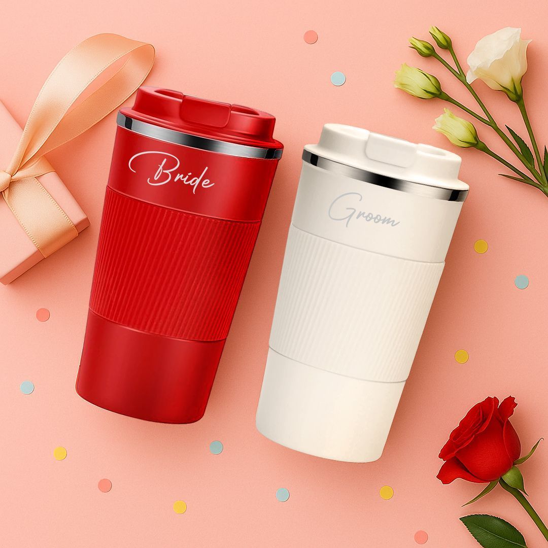 Wedding Special : Bride & Groom Coffee tumbler Combo