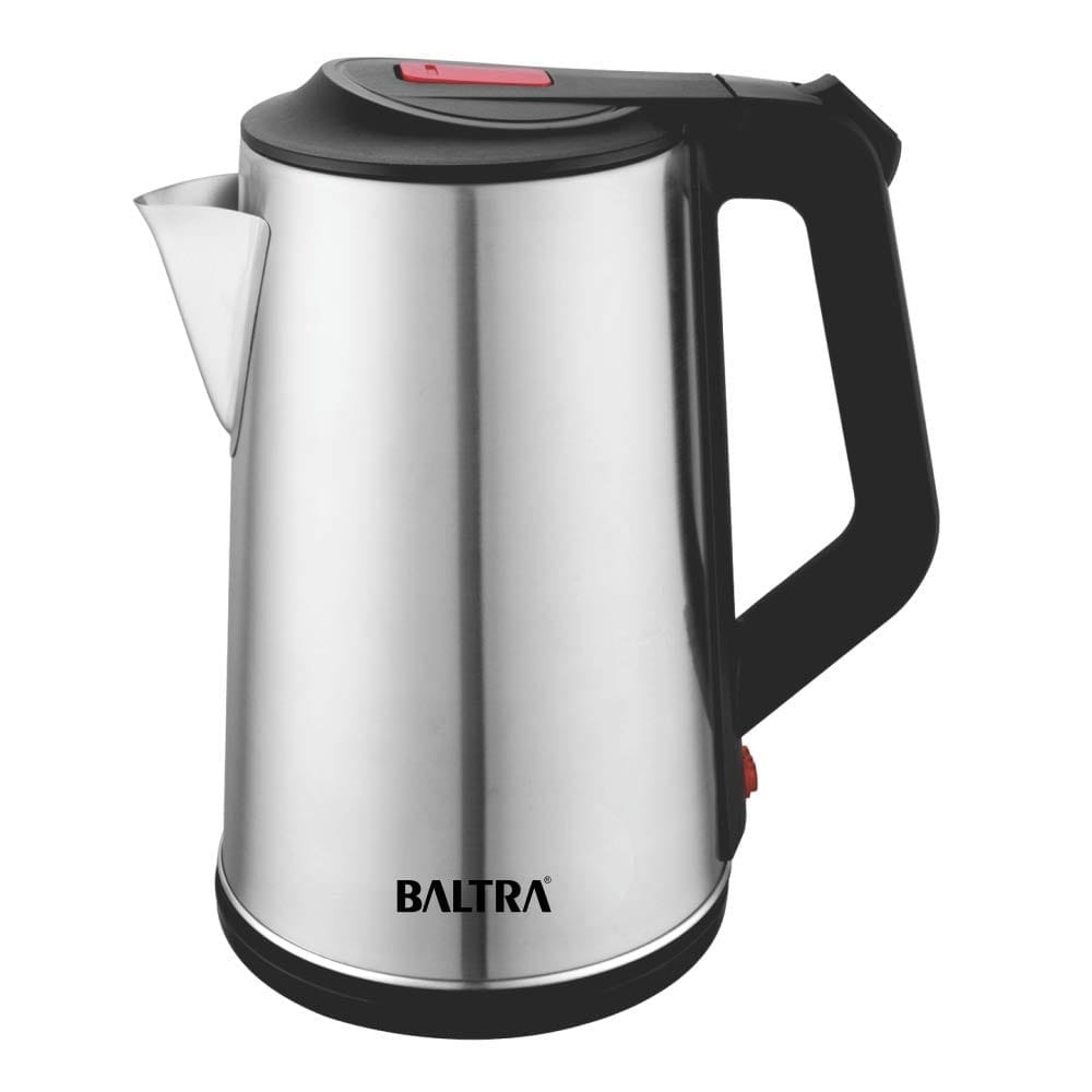 BALTRA Eager Electric Cordless Kettle 1500 Watt 2.5 Ltr Capacity with Stainless Steel Body, Automatic Power Off, Concealed Heating Element, Heat Resistant Handle, Travel Friendly Electric Kettle