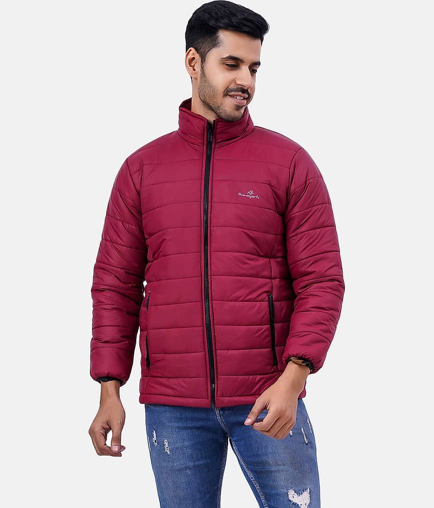 NUEVOSPORTA - Beige Polyester Regular Fit Men's Puffer Jacket ( Pack of 1 )