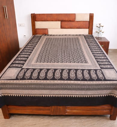 Hand Block Printed Bagh Cotton Double Bed Sheet Hand Block Printed Bagh Cotton Double Bed Sheet