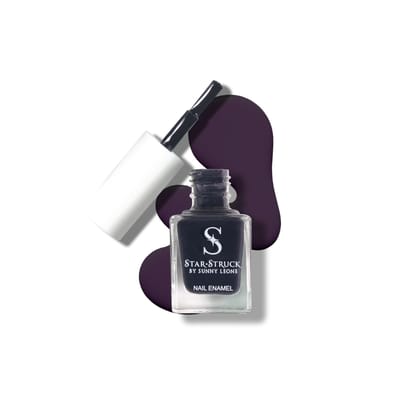 StarStruck by Sunny Leone - Midnight Blue - Glossy Nail Polish | Mirror-Like Shine & Longwear Color | Quick Dry Formula StarStruck by Sunny Leone - Midnight Blue - Glossy Nail Polish | Mirror-Like Shine & Longwear Color | Quick Dry Formula