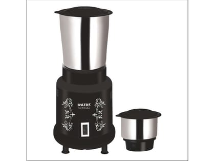 Baltra Speedo Mixer Grinder for Kitchen - 2 Jars 400 Watt - Mixie with Mini Jar for Chutney, Adjustable Speed Control, 2 Stainless Steel Jar