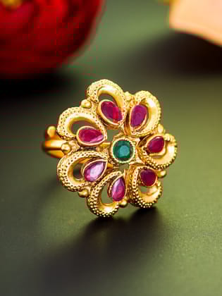Morison Ornate Floral Gold Ring A Bloom of Elegance