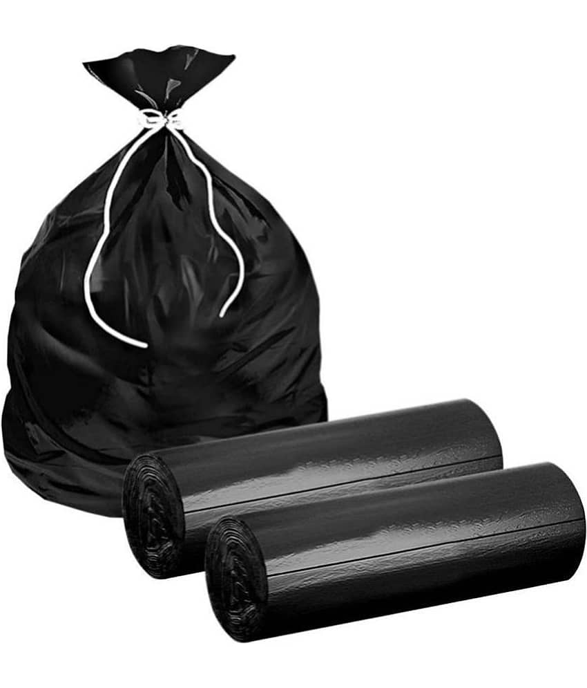 Swadesh Swachh Garbage Bags, Economy Pack in ROLL Form, 100% BIODEGRADABLE, Combo of 02Roll x 30pcs each = 60Pcs, Size Medium 19inch x 21inch