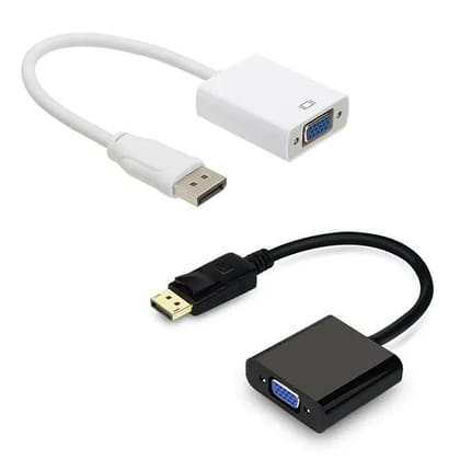 Champion DisplayPort (Male) to VGA (Female) OTG (On-The-Go) Adapter/ Converter