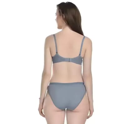 TheLingerieDoctor - Bra & Panty Set Solid Blue Lingerie Set (Pack Of 1) TheLingerieDoctor - Bra & Panty Set Solid Blue Lingerie Set (Pack Of 1)