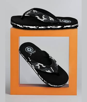 Chappal Wala Black Men's Thong Flip Flop