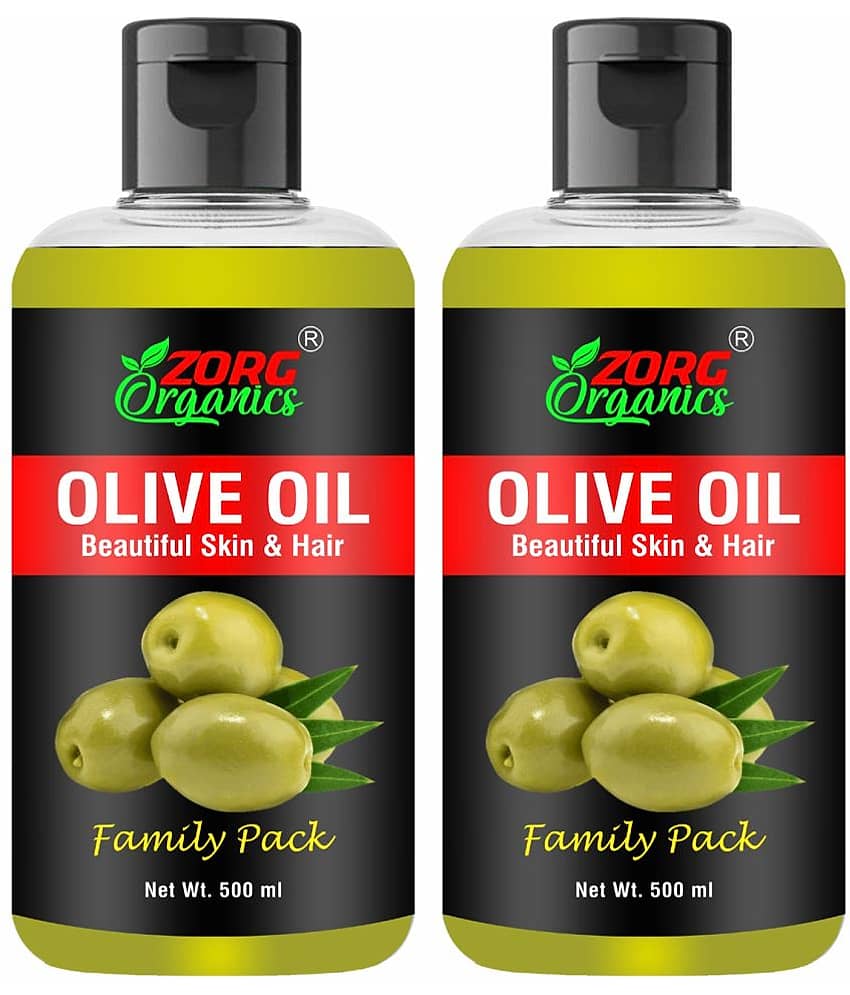 Zorg Organics Shine Enhancing Olive Oil 1 kg ( Pack of 2 )