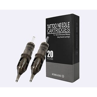 Mumbai Tattoo Tattoo Needle Cartridge 5RL Black Box ( Pack Of 20 )