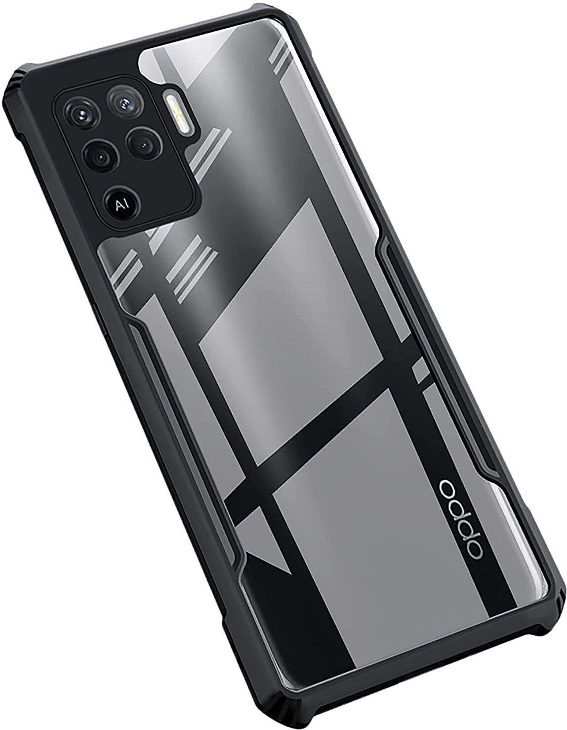 PLUGTECH Slim Shockproof Case | Matte Black Soft | Drop Protection | Precise Cutouts | Premium Mobile Cover for Oppo F19 Pro