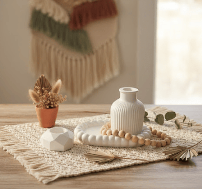 Combo 20 -  bubble tray + Heart Candle Holder + Vase
