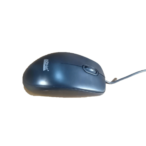 Wired USB Professional Mouse AD-202 – 1000 DPI, Ergonomic USB Mouse for Office & Gaming (Black)