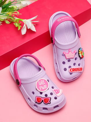 Premium GRL Power Clogs - Purple & Pink (Girls)