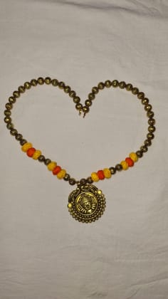 Golden Oxidized Necklace