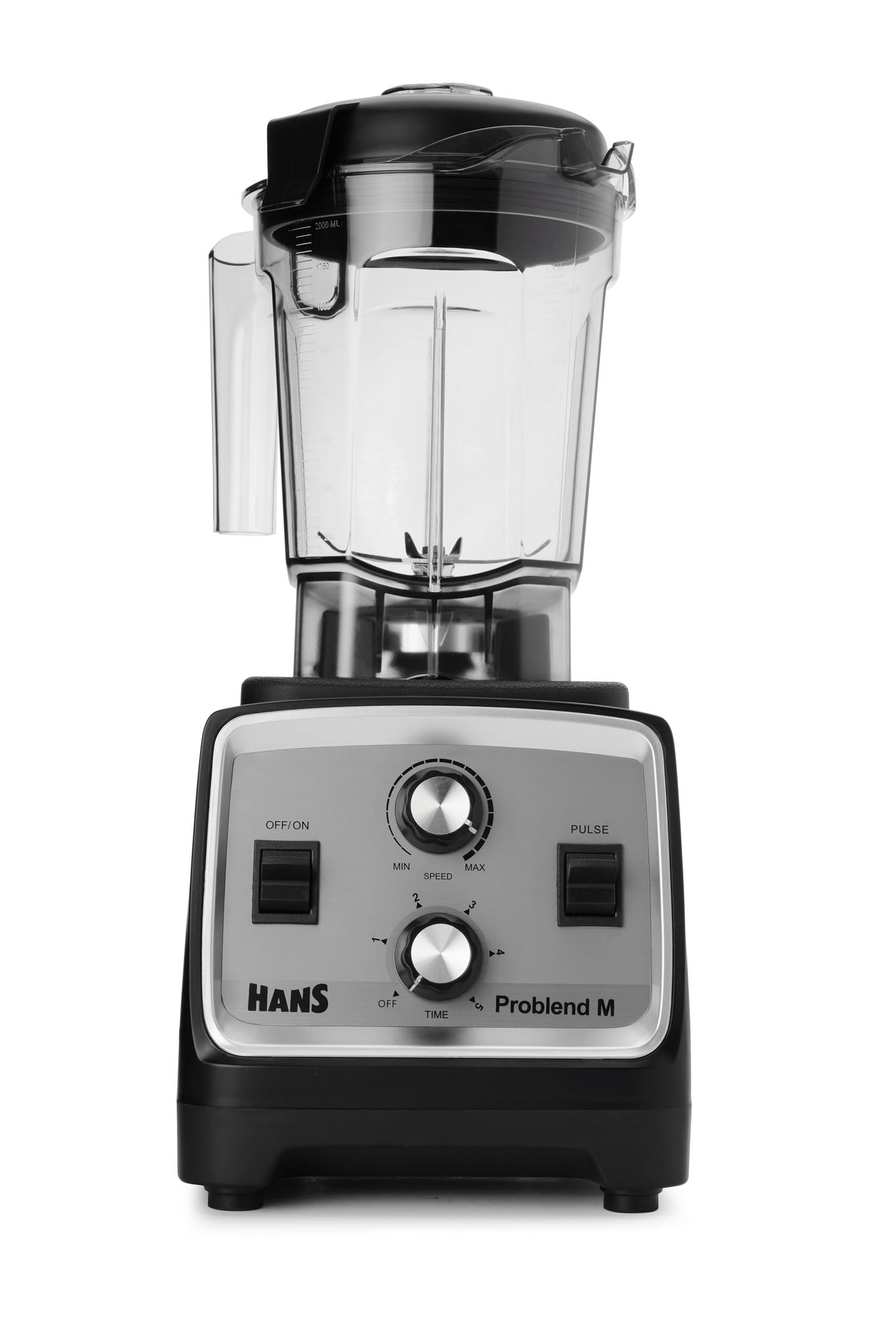 HANS Problend-M 2000 Watts Commercial Blender, 2 Liter Low-Profile Jar, Heavy Duty Professional Machine, Speed & Timer control with Pulse Functions, High Power & Speed Blender, 100% Copper Motor HANS Problend-M 2000 Watts Commercial Blender, 2 Liter Low-