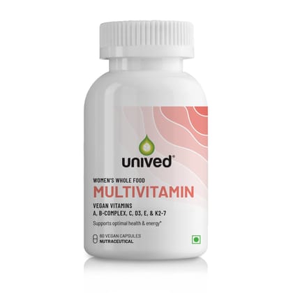 Unived Women Multivitamin Wholefood for Energy and Immunity Unived Women Multivitamin Wholefood for Energy and Immunity