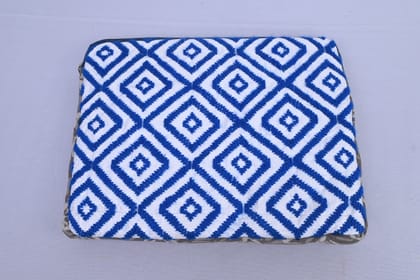 Handwoven Taat Fabric Laptop Sleeve Bag with Zip Closure