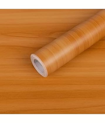 Sekhmet Light Wood Self-Adhesive Wallpaper Waterproof Old Furniture Vinyl Stickers Wooden Door Wardrobe Desktop PVC Wall Papers(60*200)