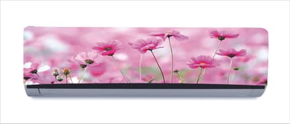 DreamKraft Beautiful Abstract Pink Flowers with Green Leaves AC Sticker (Multicolor PVC Vinyl, 30cm X 91cm) DreamKraft Beautiful Abstract Pink Flowers with Green Leaves AC Sticker (Multicolor PVC Vinyl, 30cm X 91cm)