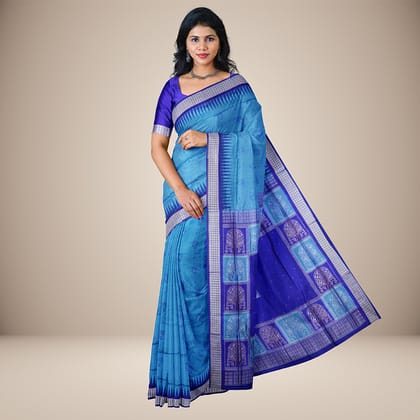 Modern Motifs Bomkai Silk Saree Modern Motifs Bomkai Silk Saree