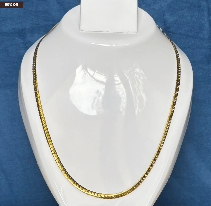 Anti Tarnish Thick Chain