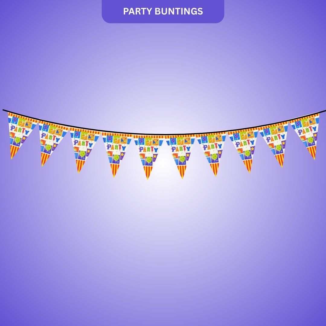 Party Buntings - Over 9 FT