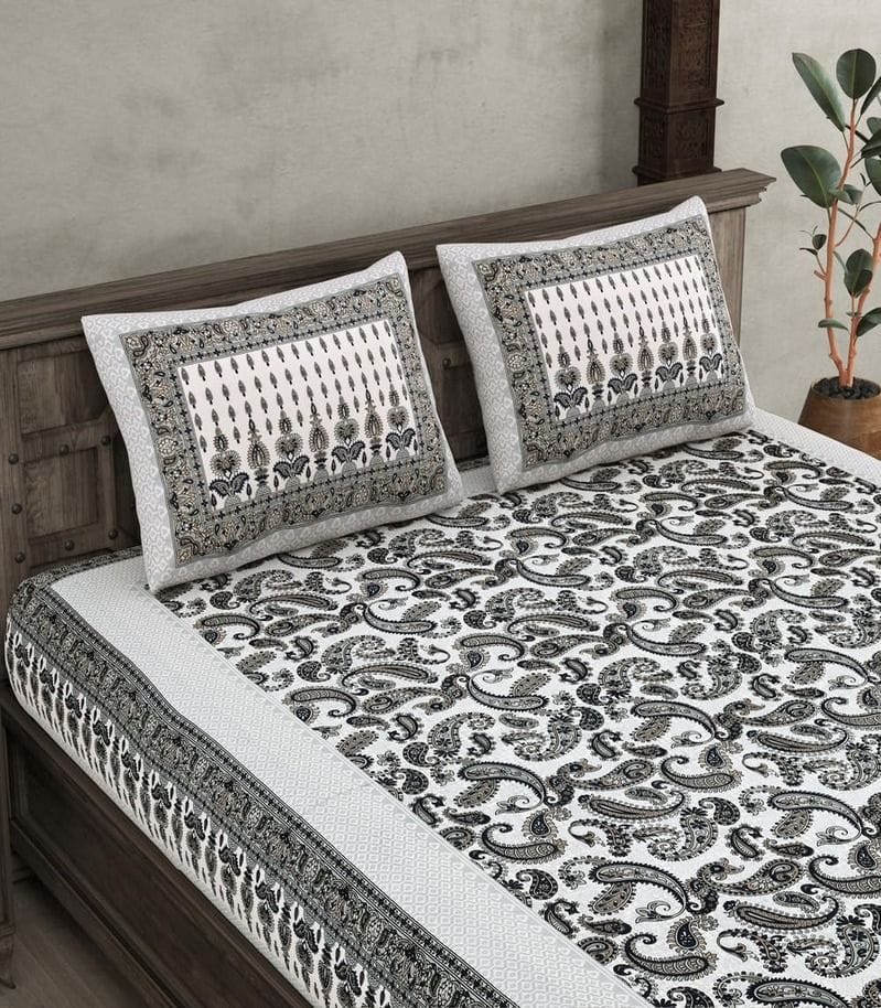 Everlasting Bliss 240TC Cotton Bedsheet Set