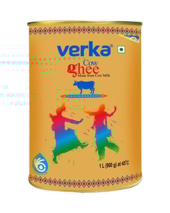 VERKA COW GHEE 1 LTR TIN