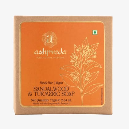 ashpveda Sandalwood & Turmeric Bathing Soap